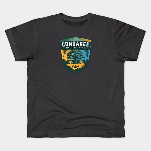 South Carolina Congaree Kids T-Shirt by Perspektiva